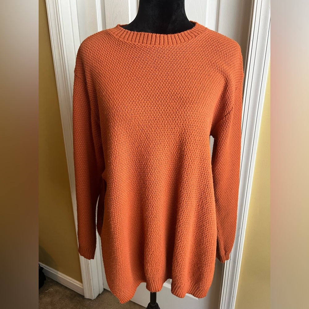Orange Pull Over Sweater